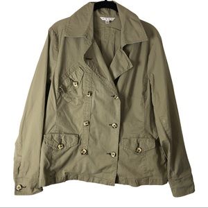 Cabi Safari So Good Ripstop Military Utility Jackt